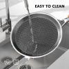 imageCrepe Pan10 in Nonstick Crepe Pan Granite Flat Skilletnon stick Dosa Tawa Comales Para Tortillas Pancake PanDishwasher and Oven Safe CookwareInduction Compatible PFOA FreeSnowflake