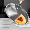 imageCrepe Pan10 in Nonstick Crepe Pan Granite Flat Skilletnon stick Dosa Tawa Comales Para Tortillas Pancake PanDishwasher and Oven Safe CookwareInduction Compatible PFOA FreeSnowflake