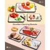 imageEXTRA LARGE Cutting BoardDouble Sided Stainless Steel Cutting Boards Set for kitchenStainless SteelWheat straw pp Cutting Board for meatDishwasher Safe 20  13816  1112  83 InchSet of 3