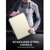 imageEXTRA LARGE Cutting BoardDouble Sided Stainless Steel Cutting Boards Set for kitchenStainless SteelWheat straw pp Cutting Board for meatDishwasher Safe 20  13816  1112  83 Inch16L x 11W