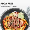 imageFrying Pan with Lid 12 Inch Hybrid Non Stick Stainless Steel Skillets Dishwasher Induction Oven Broiler Safe Non Toxic Chefs Pan PFOA Free CookwarePan