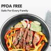 imageFrying Pan with Lid 12 Inch Hybrid Non Stick Stainless Steel Skillets Dishwasher Induction Oven Broiler Safe Non Toxic Chefs Pan PFOA Free CookwarePan