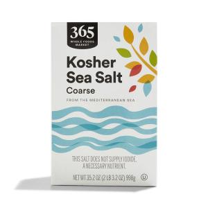 image365 by Whole Foods Market Kosher Sea Salt Coarse 22 lb352 Ounce Pack of 1