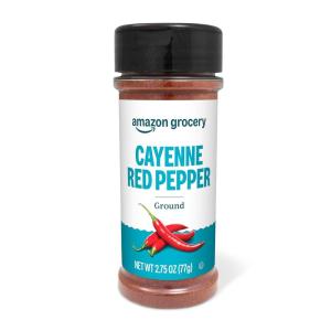 imageAmazon Brand  Happy Belly Cayenne Red Pepper Ground 275 Ounce Pack of 11 Count Pack of 1