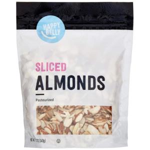 imageAmazon Brand  Happy Belly Sliced Almonds 12 ounce Pack of 112 ounce Pack of 1