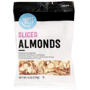 imageAmazon Brand  Happy Belly Sliced Almonds 12 ounce Pack of 16 Ounce Pack of 1